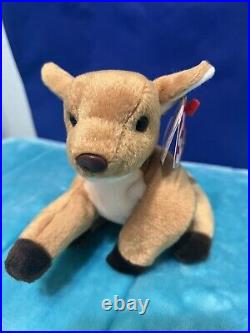 TY beanie baby retired whisper the deer 1997/98 Error. Stamped 411 (Rare Type2) TY beanie baby retired whisper the deer 1997/98 Error. Stamped 411 (Rare Type2)
