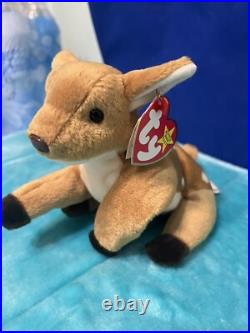 TY beanie baby retired whisper the deer 1997/98 Error. Stamped 411 (Rare Type2) TY beanie baby retired whisper the deer 1997/98 Error. Stamped 411 (Rare Type2)