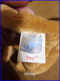 Tiny the Chihuahua TY Beanie Baby many Errors Holographic extremely RARE