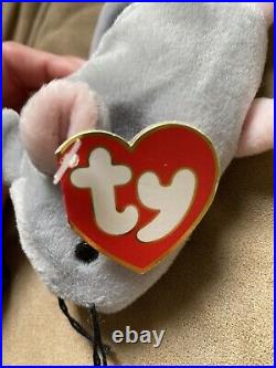Trap the Mouse ty retired original beanie babies rare 1st gen