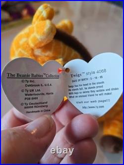 Twigs the Giraffe RARE beanie baby