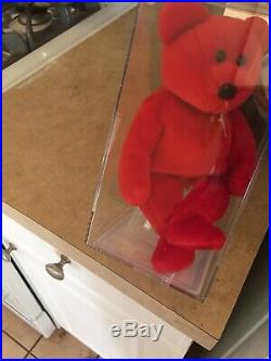Ty 1 bear ultra rare museum quality mint with mint tags number in the 100s