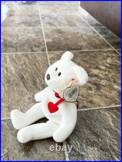 Ty 4058 Valentino Bear Beanie Baby 1993/1994 with RARE errors