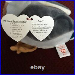 Ty Beanie Babie JAKE ULTRA RARE NEW MWMT 1st Edition INVESTMENT QUALITY