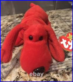 Ty Beanie Babie'Rover Very Rare PVC Pellets Collectors Item Tag Rarities