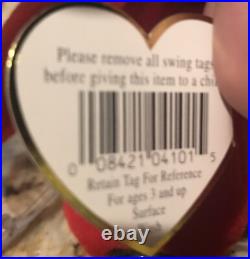 Ty Beanie Babie'Rover Very Rare PVC Pellets Collectors Item Tag Rarities