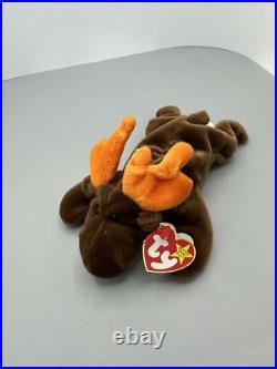 Ty Beanie Babies 1993 Chocolate the Moose RARE RETIRED ERRORS ON TUSH TAG
