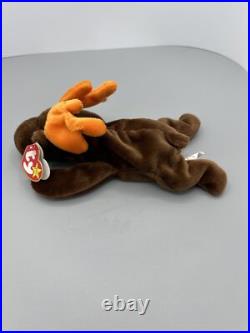 Ty Beanie Babies 1993 Chocolate the Moose RARE RETIRED ERRORS ON TUSH TAG