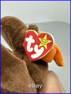 Ty Beanie Babies 1993 Chocolate the Moose RARE RETIRED ERRORS ON TUSH TAG