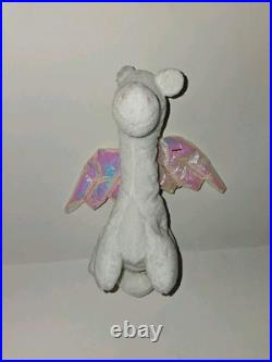 Ty Beanie Babies 1995 Magic The Dragon 1st Gen. PVC Tag Error NMWT Extremely Rare
