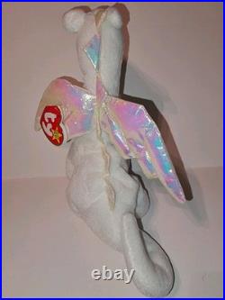 Ty Beanie Babies 1995 Magic The Dragon 1st Gen. PVC Tag Error NMWT Extremely Rare