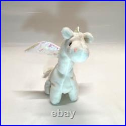 Ty Beanie Babies 1995 Magic The Dragon PVC Tag Errors Mint Extremely Rare