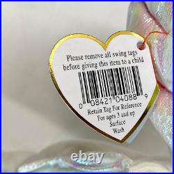 Ty Beanie Babies 1995 Magic The Dragon PVC Tag Errors Mint Extremely Rare
