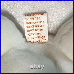 Ty Beanie Babies 1995 Magic The Dragon PVC Tag Errors Mint Extremely Rare