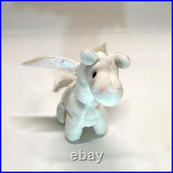 Ty Beanie Babies 1995 Magic The Dragon PVC Tag Errors Mint Extremely Rare