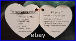 Ty Beanie Babies 1996 Hippity The Bunny Origiinal Error On Tag Retired Rare