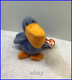 Ty Beanie Babies 1996, Scoop the Pelican RARE and retired