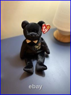 Ty Beanie Babies 1999 Signature Bear, The End Y2k & Millennium Bear RARE Set