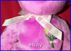 Ty Beanie Babies 2004 Mother's Day Bear-MULTIBLE ERRORS-RARE! Mint Condition