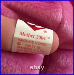 Ty Beanie Babies 2004 Mother's Day Bear-MULTIBLE ERRORS-RARE! Mint Condition