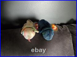 Ty Beanie Babies Baby Rare Rainbow The Chameleon PVC Pellets Ty Beanie Babies Baby Rare Rainbow The Chameleon PVC Pellets