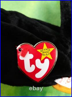 Ty Beanie Babies Baldy the Eagle 1996 Retired Errors Rare