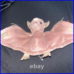 Ty Beanie Babies Batty Brown Bat 1996 1997 RARE, ERRORS (Retired)