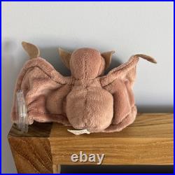 Ty Beanie Babies Batty Brown Bat 1996 1997 RARE (Retired, Baby)