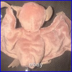 Ty Beanie Babies -Batty Brown Bat 1996 PVC RARE, ERRORS (Retired, Baby) Ty Beanie Babies -Batty Brown Bat 1996 PVC RARE, ERRORS (Retired, Baby)