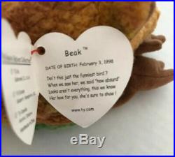 Ty Beanie Babies Beak 1998 RetiredRareCollectible