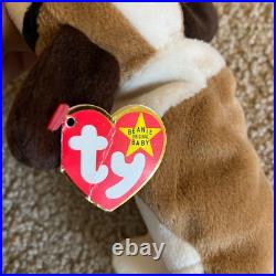 Ty Beanie Babies Bernie Hound Dog 1996 RARE, ERRORS
