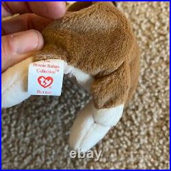 Ty Beanie Babies Bernie Hound Dog 1996 RARE, ERRORS