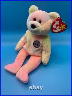 Ty Beanie Babies Birthday Bear B. B. Original Collectibles Plush Rare 1999