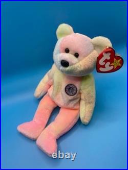 Ty Beanie Babies Birthday Bear B. B. Original Collectibles Plush Rare 1999