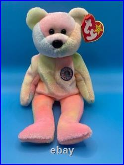 Ty Beanie Babies Birthday Bear B. B. Original Collectibles Plush Rare 1999