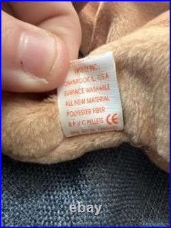 Ty Beanie Babies Bones The Dog. Rare With Errors