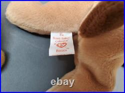 Ty Beanie Babies Bones The Dog with Teenie Baby Rare Retired