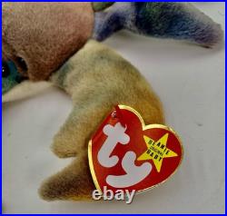Ty Beanie Babies CLAUDE the Crab RARE Retired VERY COLORFUL KR, 9 ERRORS, PVC Ty Beanie Babies CLAUDE the Crab RARE Retired VERY COLORFUL KR, 9 ERRORS, PVC