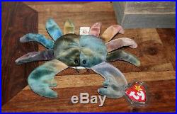 Ty Beanie Babies Claude The Crab 1996 Rare