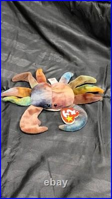 Ty Beanie Babies Claude The Crab 1996 Vintage Excellent Condition Rare Errors