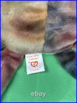 Ty Beanie Babies Claude The Crab 1996 Vintage Excellent Condition Rare Errors