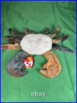 Ty Beanie Babies Claude The Crab 1996 Vintage Excellent Condition Rare Errors