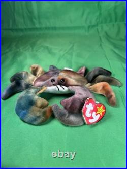 Ty Beanie Babies Claude The Crab 1996 Vintage Excellent Condition Rare Errors