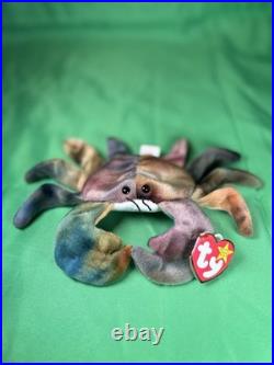 Ty Beanie Babies Claude The Crab 1996 Vintage Excellent Condition Rare Errors