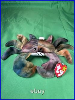Ty Beanie Babies Claude The Crab 1996 Vintage Excellent Condition Rare Errors