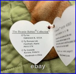 Ty Beanie Babies Claude The Crab DOB 9/3/1996 Mint Condition! Rare Tag Errors