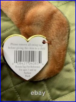 Ty Beanie Babies Claude The Crab DOB 9/3/1996 Mint Condition! Rare Tag Errors