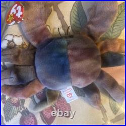 Ty Beanie Babies Claude the Crab 1996 Very rare mint condition