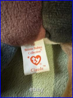 Ty Beanie Babies Claude the Crab 96 2 Errors I Am Aware Of RARE