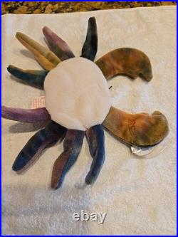 Ty Beanie Babies Claude the Crab RARE ERRORS